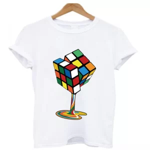 camiseta unisex cubo magico