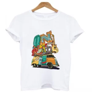 camiseta-blanca-unisex-road