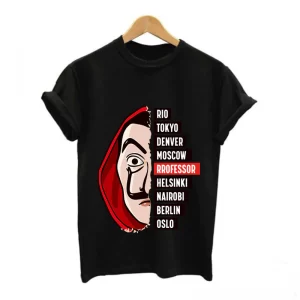 la-casa-de-papel-camiseta-negra-unisex